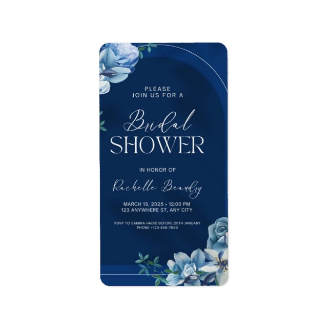 Étiquette Adresse de retour (Devant)