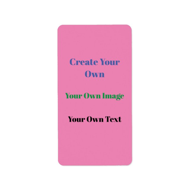 Étiquette Adresse de retour (Devant)