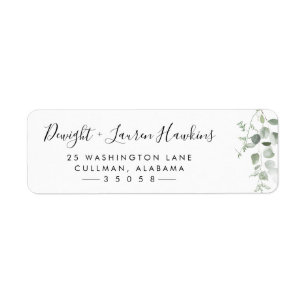 Étiquette Adresse de retour   Annabeth