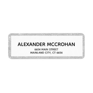 Étiquette Adresse de retour d'aluminium de parties