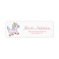 Adresse de retour de la licorne blanche