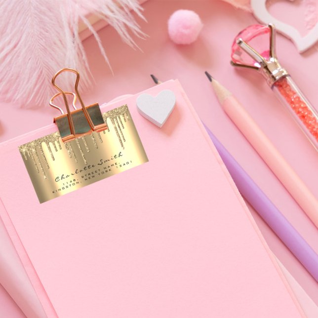 Étiquette Adresse de retour de la nuptiale de l'événement Dr (Créateur téléchargé)