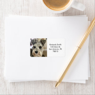 Étiquette Adresse de retour de photo personnalisée
