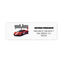 Adresse de retour de voiture Red Race