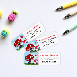 Étiquette Adresse de retour du domicile Gnome