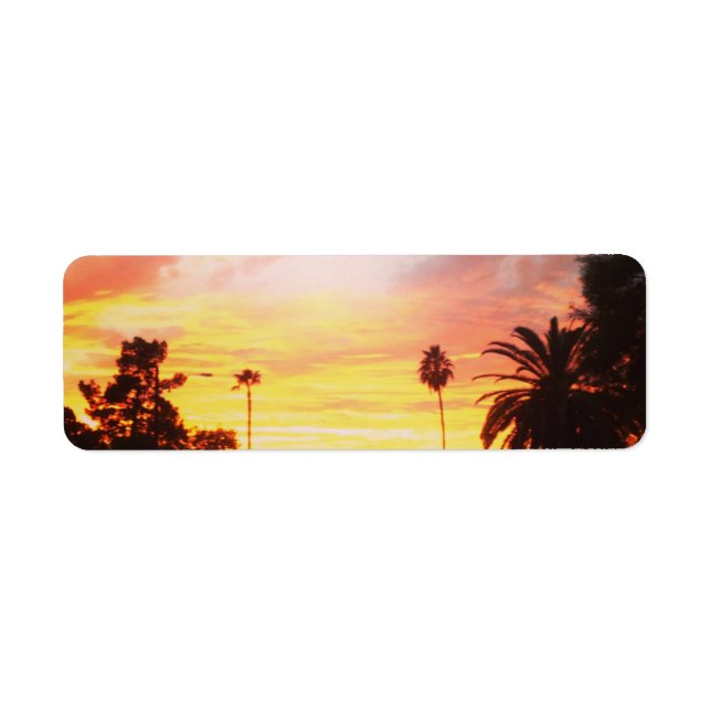 Étiquette Adresse de retour Label Arizona Sunset (Devant)
