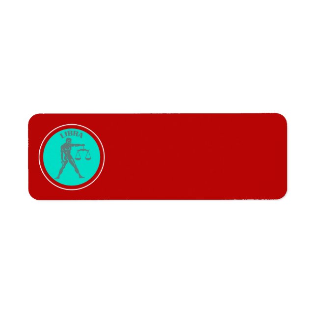Étiquette Adresse de retour Libra (Devant)