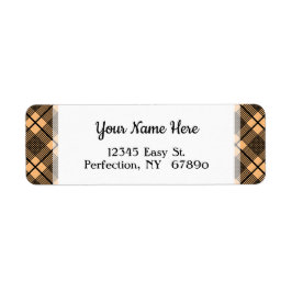 Étiquette Adresse de retour modifiable du Motif de la couche