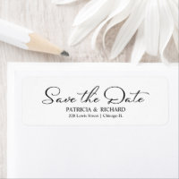 Adresse de retour pour faire-part de mariage calli