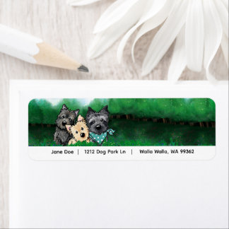 Étiquette Adresse des Cairn Terriers