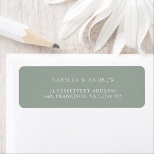 Étiquette Adresse du Mariage de la maison aquarelle italienn