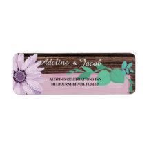 Adresse du Mariage en bois rustique