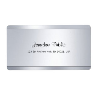 Étiquette Adresse moderne fascinante d'expédition d'argent