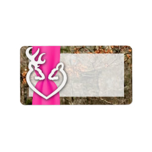 Étiquette Adresse postale de 1,25 po x 2,75 po Deer Couple D