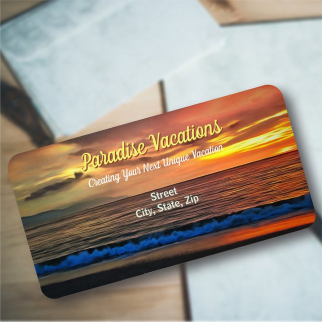 Étiquette Adresse Sunset 1577 (Créateur téléchargé)