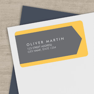 Étiquette Adresses professionnelles et modernes de lumière o