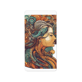 Étiquette Afro Boho Queen - Artiste coloré