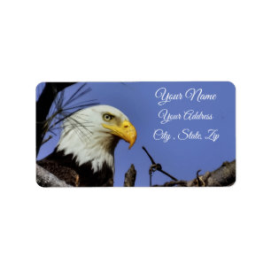 Étiquette Aigle majestueux de Bald