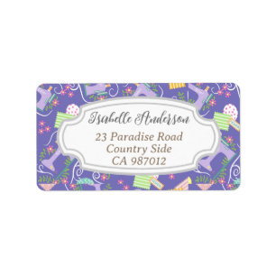 Étiquette Aimer Machine à coudre violet