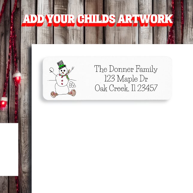 Étiquette Ajouter l'oeuvre de votre enfant à cette oeuvre (Créateur téléchargé)