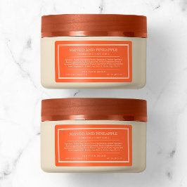 Étiquette Ajouter Votre Marque Classique Ingrédients Couleur