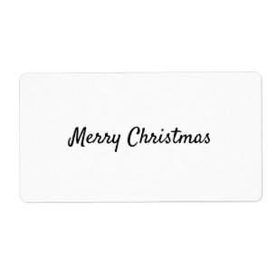 Étiquette ajoutez votre photo personnalisée Noël