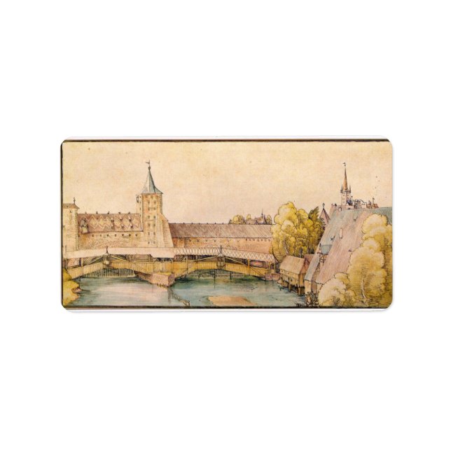 Étiquette Albrecht Durer - Le bar à sec à Nuremberg (Devant)