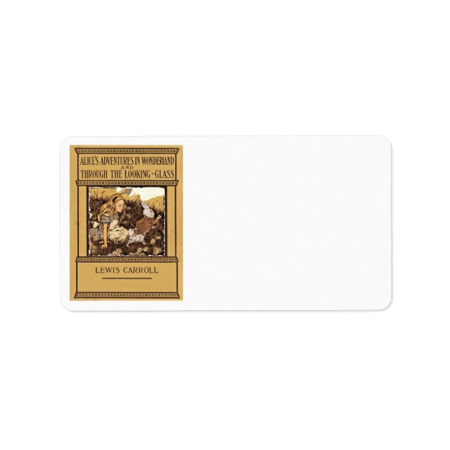 Étiquette Alice à travers le regard (Devant)