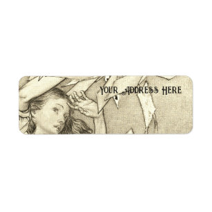 Étiquette Alice Au Pays Des Merveilles Lewis Carroll Rackham