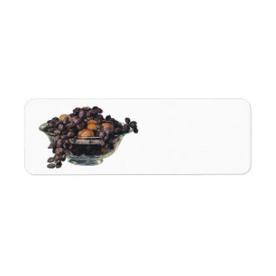 Étiquette Aliments Anciens, Noix et Amandes, Fruits et Noix
