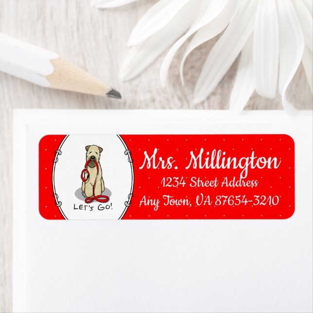 Étiquette Allons-y ! Marche à pied à Terrier Chien (1b2) (En situation)