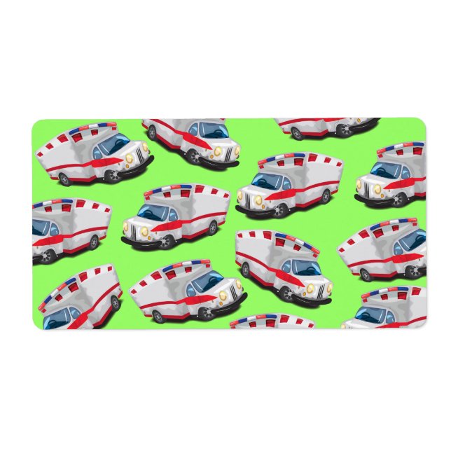 Étiquette Ambulance (Devant)