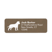American Staffordshire Terrier Adresse de retour