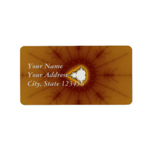 Étiquette Amérique native - Fractal