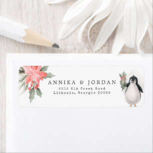 Étiquette Amis d'hiver  Penguins et ours polaires Adresse