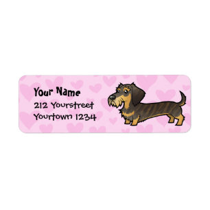 Étiquette Amour de teckel (wirehair)