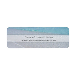 Étiquette Amour Océanique Adresse de mariage de plage ou a