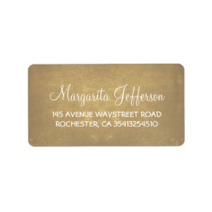 Étiquette Ancien Mariage rustique