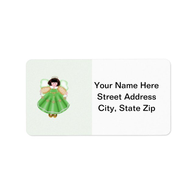 Étiquette Angel (vert) (Devant)