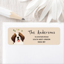 Animal de compagnie d'illustration de chien St. Be