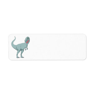 Étiquette Animation de dinosaure de T-Rex