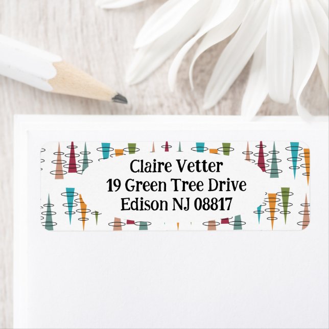 Étiquette Antenne colorée (En situation)