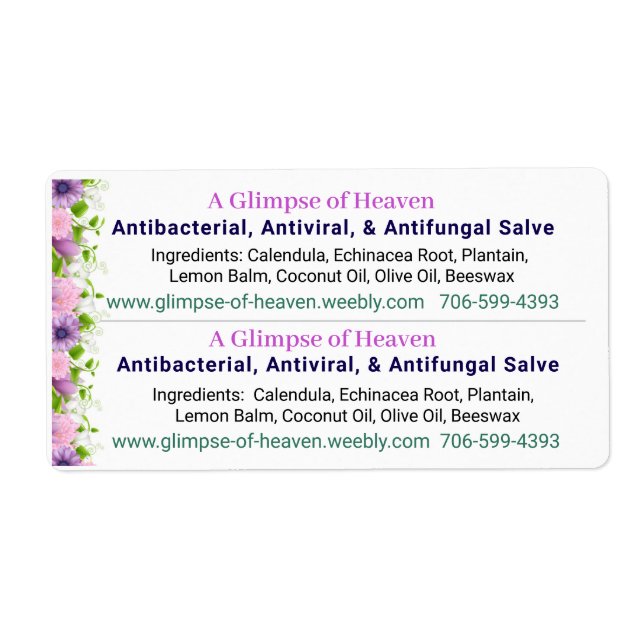 Étiquette Anti-back demi-taille (Devant)