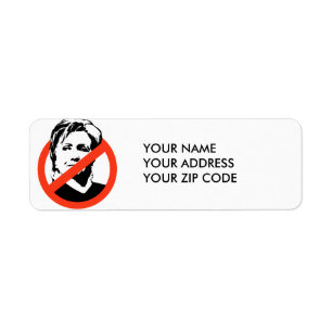 ÉTIQUETTE ANTI-HILLARY CLINTON -
