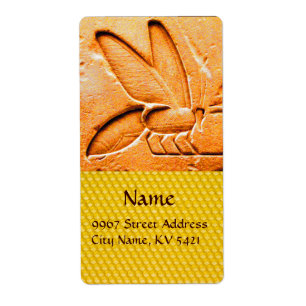 ÉTIQUETTE ANTIQUE EGYPTIENNE HONEY BEE BEEKEEPER