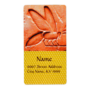 ÉTIQUETTE ANTIQUE EGYPTIENNE HONEY BEE BEEKEEPER