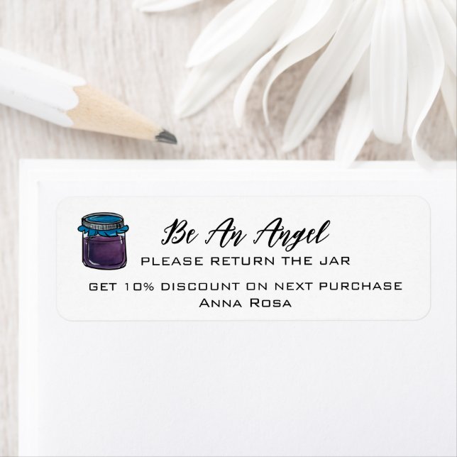 Étiquette *~* AP30 REMISE PROMO Retour Canning Mason Jar (En situation)