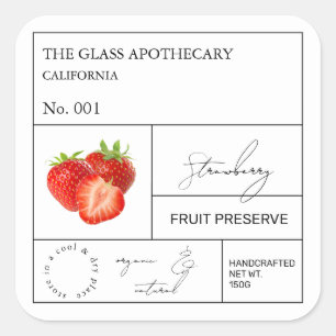 Étiquette Apothecary
