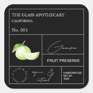 Étiquette Apothecary Guava