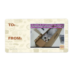 Étiquette Appel 1-800-LOLCATS